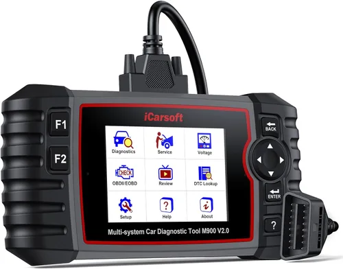 Vista 8 de iCarsoft MB V2.0 para escáner Mercedes Benz OBD2, herramienta de diagnóstico de sistema completo, 8 reinicios Auto VIN