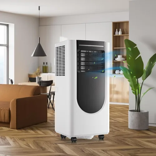 Vista 6 de WANAI Aire acondicionado portátil, 8000 BTU 6 en 1 aire acondicionado de refrigeración para habitaciones de hasta 250 pies cuadrados, aire