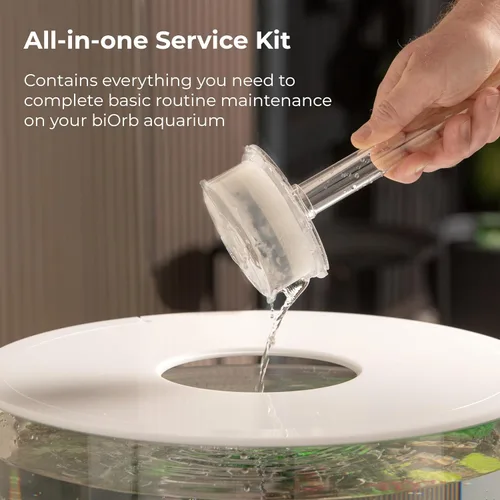Vista 2 de biOrb Kit de servicio x3 Plus Optimizador de agua con 3 kits de servicio, 3 almohadillas de limpieza y optimizador de agua