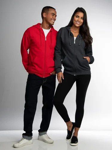 Vista 4 de Fruit of the Loom Eversoft Fleece Hoodies, Pullover & Full Zip, Moisture Wicking & Breathable, Sizes S-4X