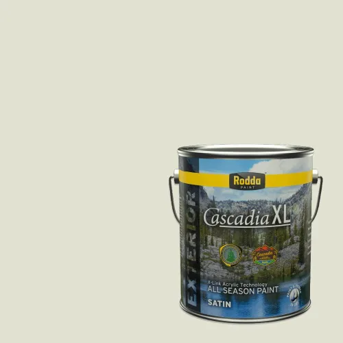 Vista 12 de Rodda Paint CASCADIA XL Pintura e imprimación satinada para exteriores en uno, cuarto de galón, azul playa norte