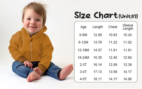 Vista 6 de ZOELNIC Ropa con capucha para bebé niño para otoño e invierno, sudadera de manga larga con estampado de letras