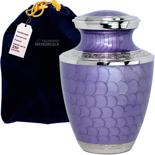 Vista 24 de Trupoint Memorials Urna Extra Grande para Cenizas de Adultos Hombres o Mujeres de Hasta 300 Libras – Urnas de Cremación para Cenizas Humanas, Urnas