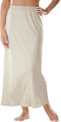 Vista 3 de Comfort Choice Medio Slip de talla grande para mujer, 35 pulgadas, paquete de 2