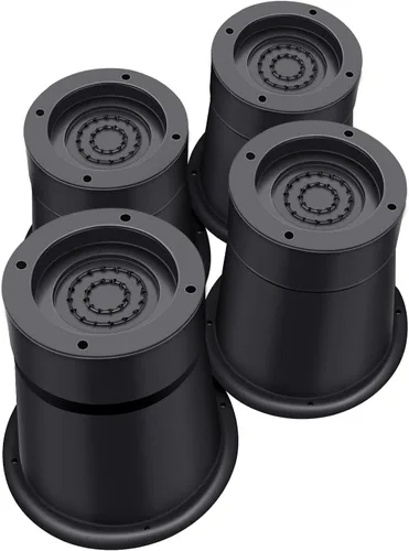 Vista 27 de ANNKUT Elevador de Cama de 1 Pulgada de Alta Resistencia, Elevador Redondo de Muebles para Cama, Escritorio, Mesa, Sofá, Soporte de Cama, Soporte