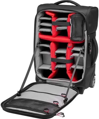 Vista 7 de Manfrotto Reloader Air-55 Pro Light Camera Roller Bag para videocámaras, DSLR, cámaras reflejas profesionales, capacidad para hasta 2 cuerpos