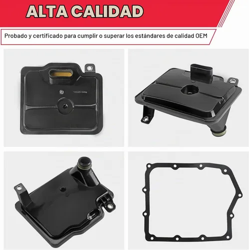 Vista 3 de Filtro de transmisión automática 62TE con kit de juntas para Dodge Grand Caravan Avenger Ram ProMaster Chrysler Town & Country 200 Reemplazos #