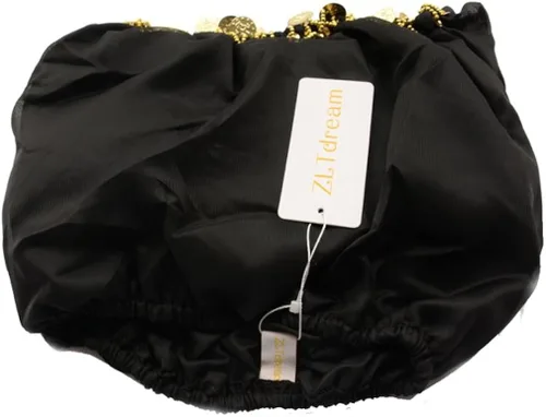 Vista 4 de ZLTdream top de gasa mangas largas para bailarina de danza del vientre, para mujer.