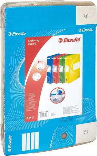 Vista 2 de Esselte 128403 - Caja para archivar tamaño A4, multicolor, 10