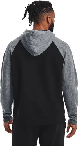 Vista 2 de Under Armour Sudadera con capucha Rival Wordmark Colorblock para hombre