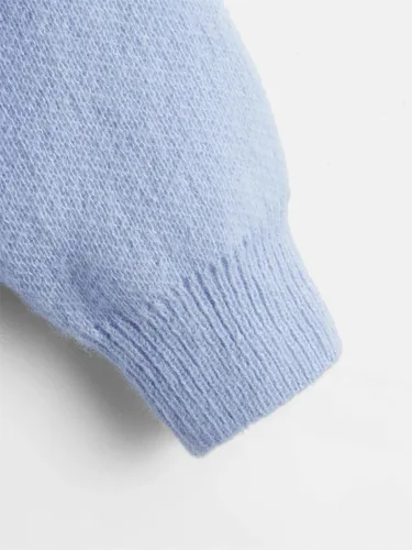 Vista 4 de SHENHE Suéter casual de manga larga con cuello redondo y estampado de nube para niña