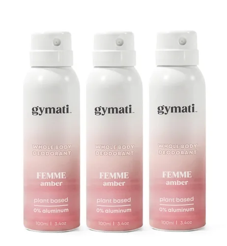 Vista 16 de Gymati Desodorante corporal natural en aerosol sin aluminio, unisex, paquete de 2