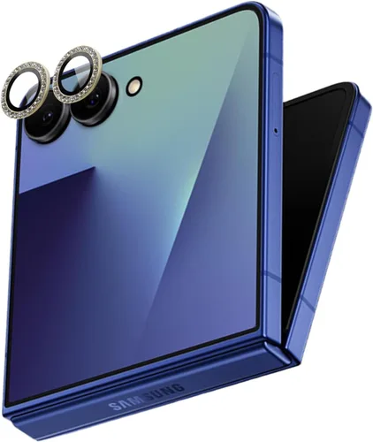 Vista 5 de IPG ProLENS Diamond FRAME - Protector de lente de cámara para Samsung Galaxy Z Flip 7, clase templada de silicato de alúmina, claridad HD