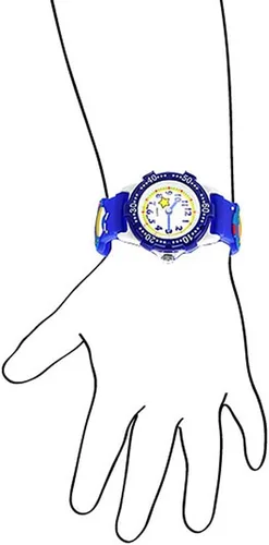 Vista 5 de Bling Jewelry Time Teacher 3D Skater Racer Tennis Soccer Basketball Baseball Sports Wrist Watch for Young Tween Silicone Wristband White Dial