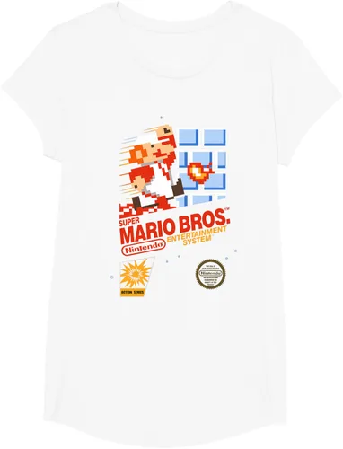 Vista 21 de Super Mario Dashin - Camiseta gráfica de acción, ajuste clásico, cuello redondo, color negro