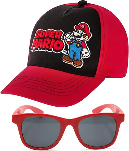 Vista 14 de Nintendo Boys' Nintendo Boys' Baseball Cap Pop 3d negro