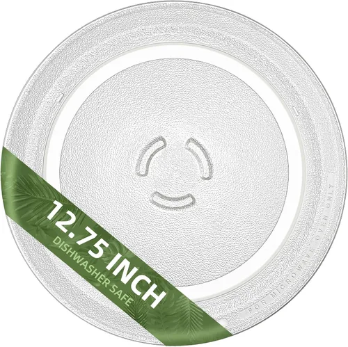 Vista 8 de Plato giratorio para microondas de 10.5 pulgadas compatible con Emerson 252100500497, placa de vidrio de repuesto para microondas de 10 1/2 pulgadas