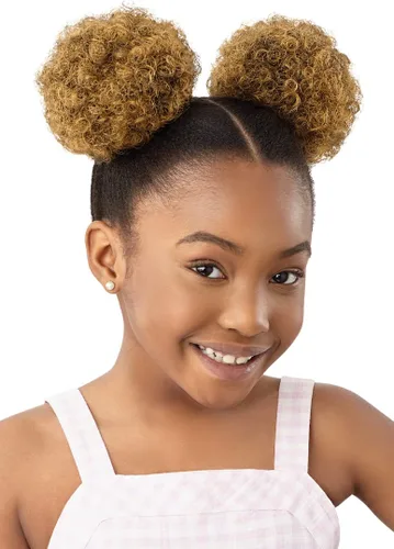 Vista 3 de Outre Lil Looks - Cola de caballo con cordón - MINI DUO PUFFS (1)