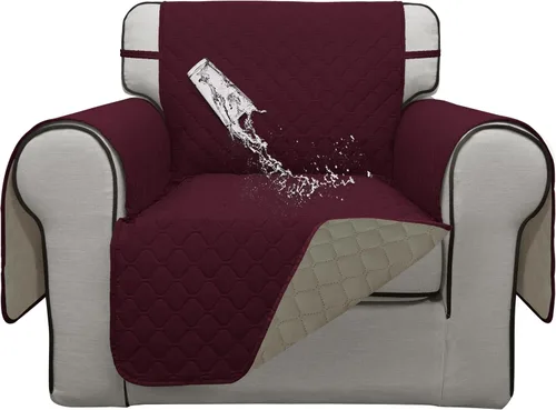 Vista 36 de ISSUNTEX Fundas de sofá de dos plazas con doble protección 100% impermeables para sala de estar, fundas para sofá de 2 cojines, protector de muebles