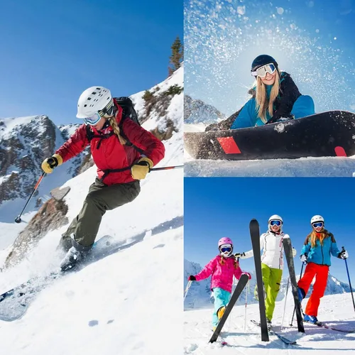 Vista 7 de Paquete de 23 calcetines de esquí para mujer, para esquí, snowboard, calcetines térmicos cálidos de invierno