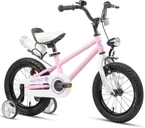 Vista 12 de Glerc Fantacy Kids Bike, 12-20 Inch Children Bicycle for 2-13 Years Old Boys Girls, Kids Bicycle with Water Bottle Holder & Headlight & Training