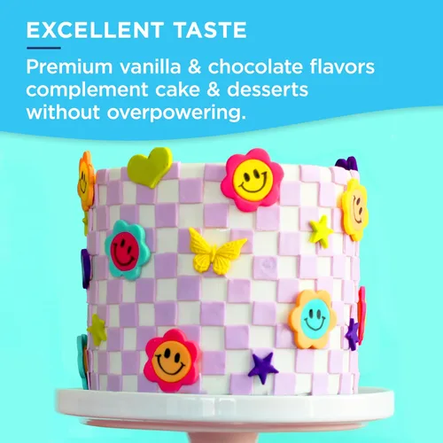 Vista 7 de Fondant de satén de Satin Ice para decorar pasteles, negro (4.4 onzas)