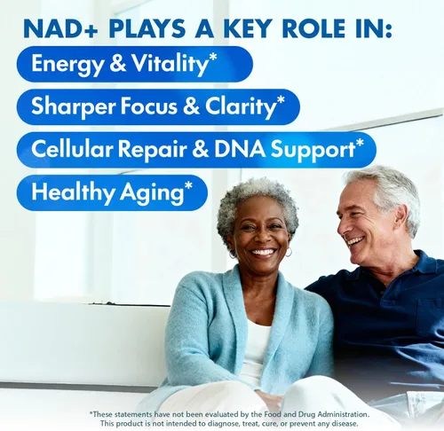 Vista 2 de Suplemento NAD+ - Alternativa NMN con NAD liposomal, resveratrol trans, manganeso, apigenina más pterostilbeno para mujeres y hombres, apoyo