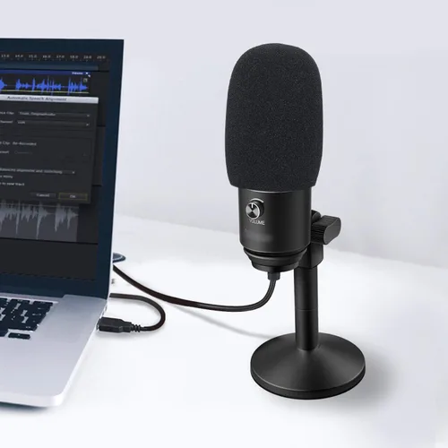 Vista 6 de SUNMON Paraviento de espuma para micrófono Fifine Podcast, cubierta antipopparaviento compatible con micrófono condensador Fifine K670 USB