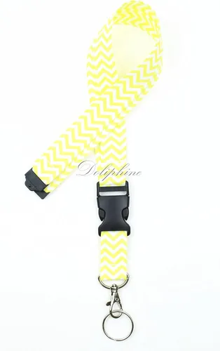 Vista 5 de Breakaway Wave - Cordón de tela para cuello Chevron con hebilla desmontable (aguamarina)