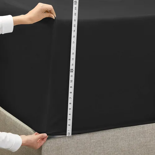 Vista 4 de Empyrean Bedding - Sábanas bajeras tamaño Queen, con sábana de cajón extra profunda – Juego de sábanas bajeras extra profundas, de 24 pulgadas