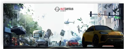 Vista 3 de Evil Genius Games Everyday Heroes: GM Screen - El juego de rol, accesorio de RPG Gamemaster, pantalla de 4 paneles, juegos de genio malvado