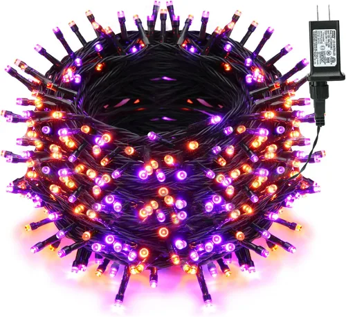 Vista 19 de Brizled - Tira de luces inteligentes para Navidad, 20 metros / 66 pies, 200 luces LED que cambian de color, control por aplicación y voz, luces