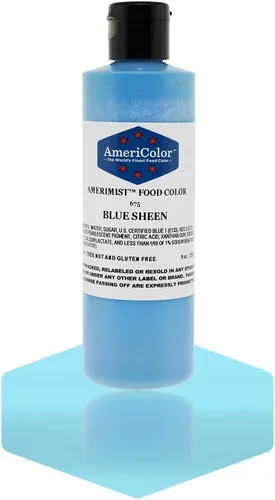 Vista 17 de AmeriColor Amerimist Color para Aerógrafo .65 Onzas, Azul Perla Brillante