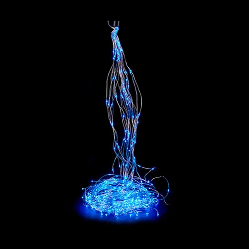 Vista 2 de Guirnalda de Luces LED Krist+ Azul 2 m