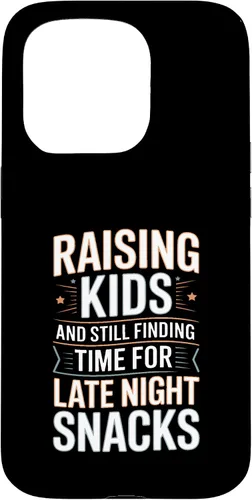 Vista 14 de Raising Kids and Still Finding Time for Late Night Snacks Case for iPhone 17
