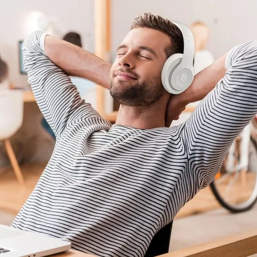 Vista 8 de Funda de silicona compatible con Beats Studio Pro, almohadillas de silicona para los oídos, protector para la diadema, antiarañazos, funda