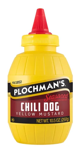 Vista 6 de Plochman's Mostaza amarilla clásica original suave, 10.5 onzas (paquete de 6)