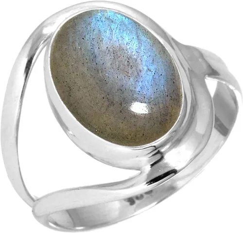 Vista 29 de Anillo de piedras preciosas naturales para mujer, perla, ojo de tigre, lapislázuli, cristal ovalado, bohemio, auténtica plata de ley 925, joyería