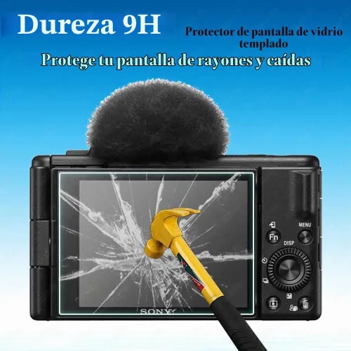 Vista 3 de ULBTER Protector de pantalla para cámara Sony ZV-1F ZV1F y funda