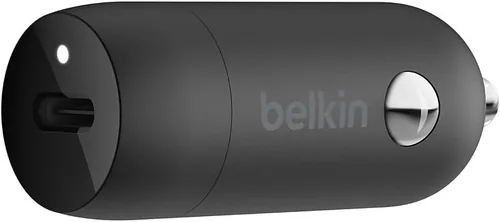Vista 2 de Belkin Cargador de coche USB C de 20 vatios con carga rápida para Apple iPhone 14, 14 Pro, 14 Pro Max, iPhone 13, 13 Pro, 13 Pro Max, Samsung Galaxy