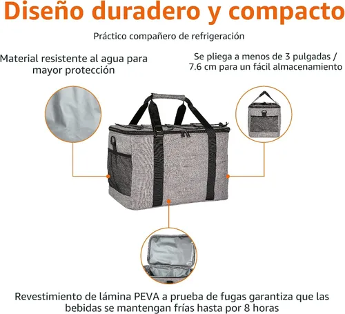 Vista 2 de Amazon Basics Enfriador Suave Aislado