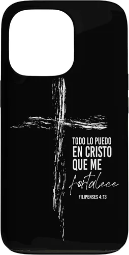 Vista 10 de Regalos Cristianos Versos Filipenses 4 13 Christian Spanish - Carcasa para iPhone 17