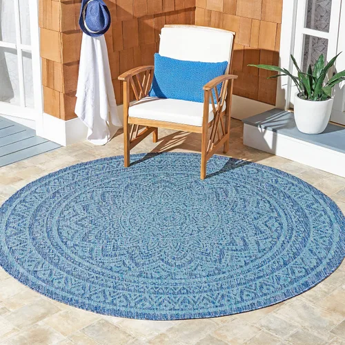 Vista 50 de SAFAVIEH Alfombra lavable al aire libre Courtyard Collection - 2'3" x 5', marfil y verde, no desprende pelusa y fácil limpieza, ideal para patio