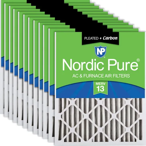 Vista 17 de Nordic Pure Filtros de aire MERV 7 plisados de 14 x 20 x 2 (13 1/2 x 19 1/2 x 1 3/4), paquete de 3 filtros de aire plisados MERV 7