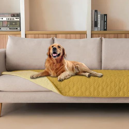 Vista 54 de gogobunny Manta para mascotas 3 veces más resistente, impermeable y a prueba de arañazos; protector de muebles reversible para perros y gatos, funda