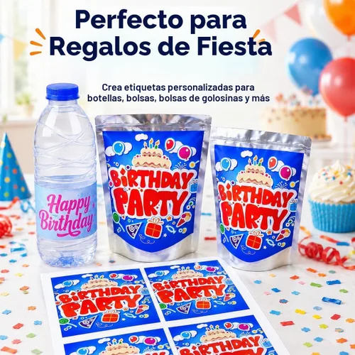 Vista 8 de Papel adhesivo de vinilo imprimible blanco brillante, 25 hojas de 8.5 x 11 pulgadas, hojas autoadhesivas impermeables para inyección de tinta e