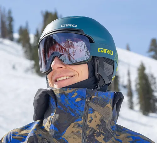 Vista 4 de Giro Gafas de esquí de snowboard Contour para hombres y mujeres, cambio rápido magnético con 2 lentes VIVID, tecnología de ventilación antivaho - OTG