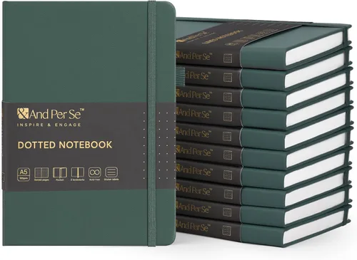 Vista 36 de ⩓ Per Se Cuaderno de Diario con Líneas (3 Paquetes), 160 Páginas Papel Grueso 100GSM, A5 Tapa Dura Cuadernos con Rayas Universitarias para Escribir