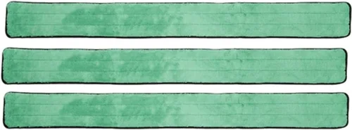 Vista 4 de Real Clean Almohadillas de microfibra para mopa de polvo con flecos verdes de 48 pulgadas (paquete de 2)