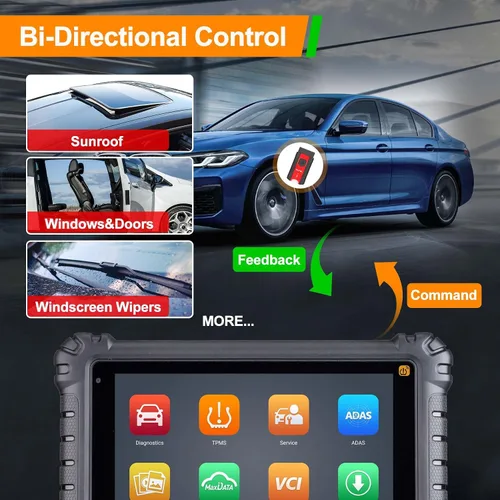 Vista 6 de Autel MaxiSYS MS906 PRO-TS - Escáner de diagnóstico TPMS para todos los sistemas ECU Coding, CAN FD & DoIP, 3000+ Active Tests, 36+ Services, Auto
